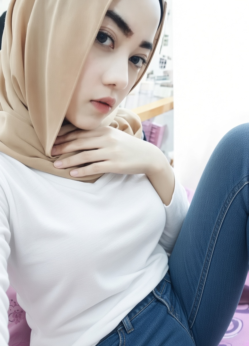 hijab cekin