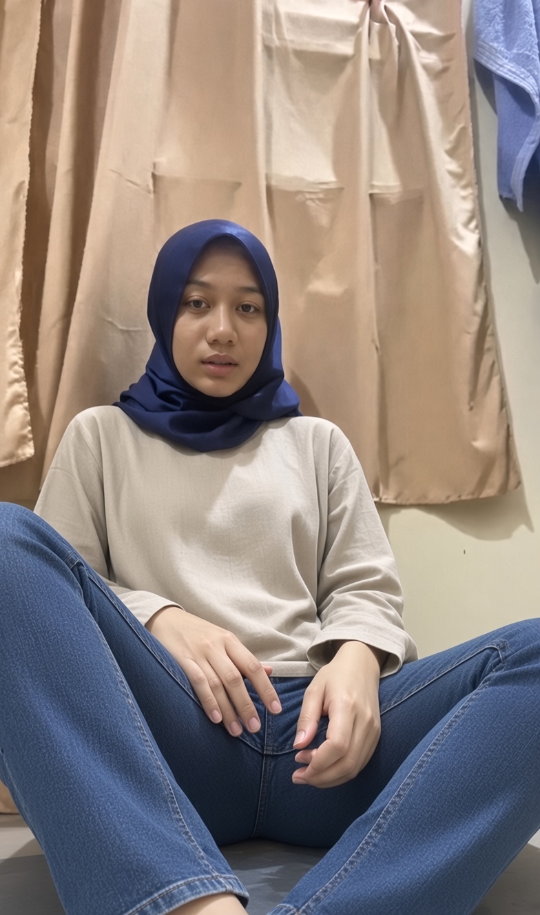 hijab polos